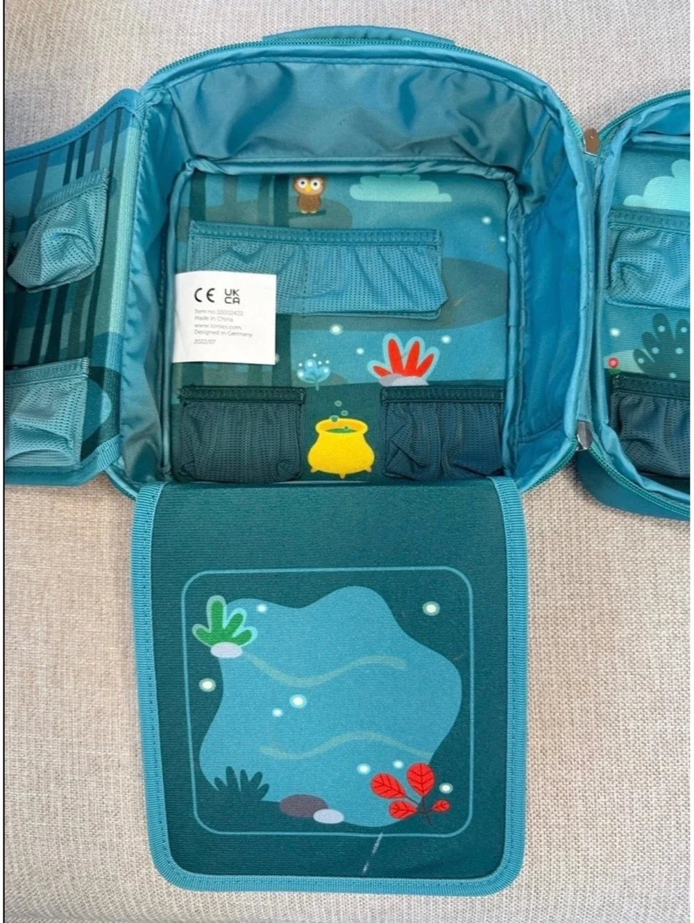 Tonies Carrying Case Max Wizard and Owl Magical Forest Storage Bag NWOT
